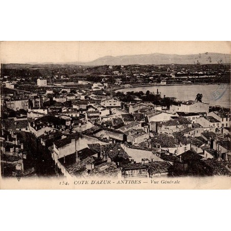 154 - COTE D'AZUR - ANTIBES - Vue Générale