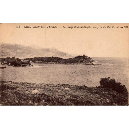 Carte postale ancienne Saint Jean Cap Ferrat Saint Hospice