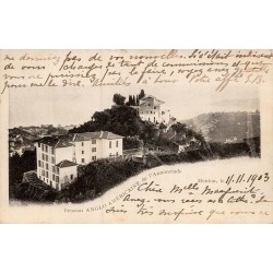 Carte postale ancienne Menton pension Annonciade anglo américaine
