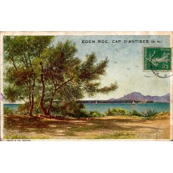 Carte postale ancienne Cap Antibes Eden Roc hôtel Riviera