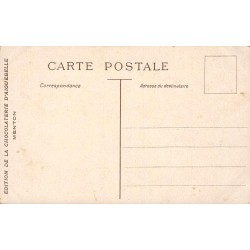 Carte postale ancienne Menton chocolaterie Aiguebelle