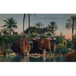 Carte postale ancienne Nice Jardin d’Albert 1er la grotte