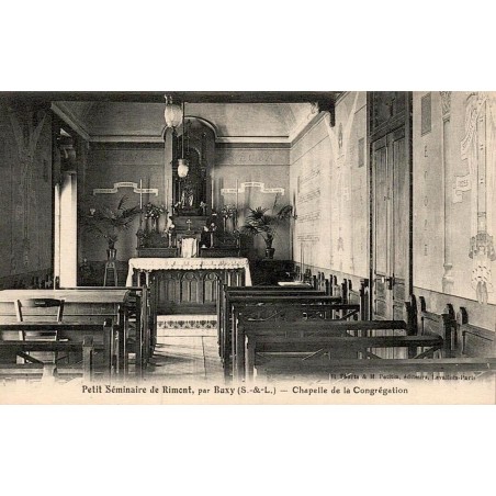 Carte postale ancienne Rimont chapelle de la Congrégation séminaire