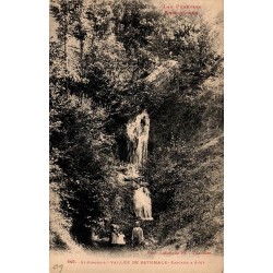 Carte postale ancienne Bethmale cascade Ayet Ariège