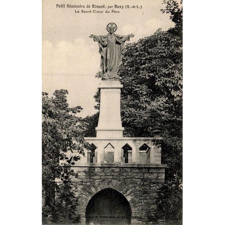 Carte postale ancienne Rimont Sacré Cœur parc séminaire