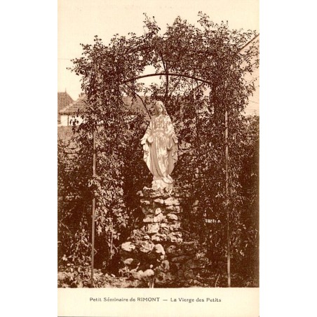 Carte postale ancienne Rimont Vierge des Petits séminaire