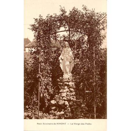 Carte postale ancienne Rimont Vierge des Petits séminaire