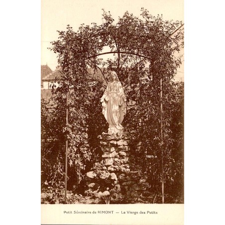 Carte postale ancienne Rimont Vierge des Petits séminaire