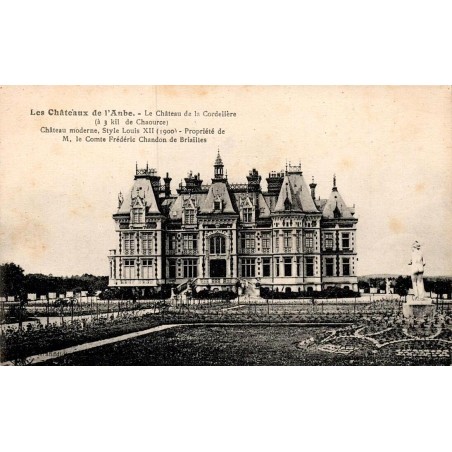 Carte postale ancienne château de la Cordelière Chaource Aube