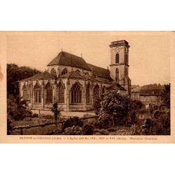 Carte postale ancienne Brienne le Château église côté est