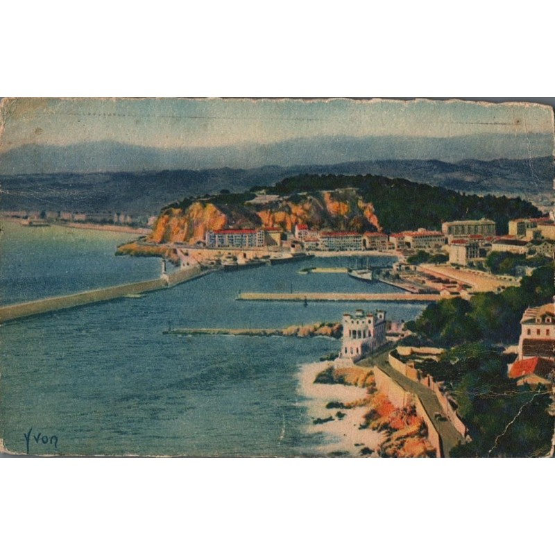 Carte postale ancienne Nice vue générale du Mont Boron