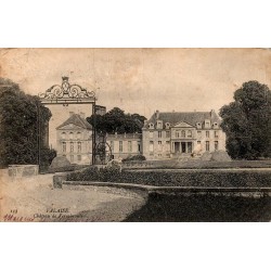 Carte postale ancienne Falaise château de Versainville Calvados