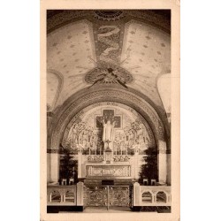 Carte postale ancienne Lisieux basilique crypte autel mosaique