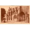 Carte postale ancienne Treguier cathedrale facade LL Bretagne