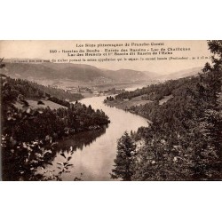 Carte postale ancienne Bassin du Doubs lac de Chaillexon lac des Brenets