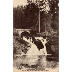 Carte postale ancienne Pont du Lhaut route Pontarlier Mouthe Doubs