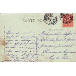 CPA Angoulême lycée et place Beaulieu Charente