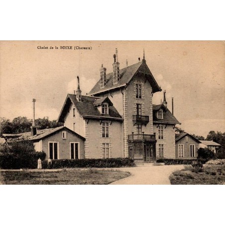 Carte postale ancienne chalet de la Boixe forêt Charente