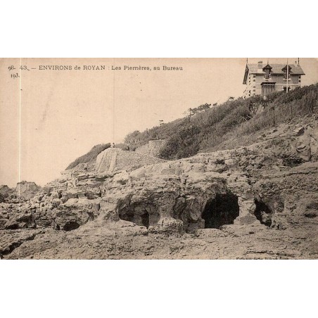 Carte postale ancienne Royan les Pierrières au Bureau Charente Maritime