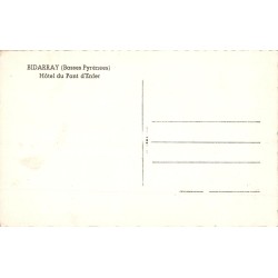 Carte postale ancienne Bidarray – Hôtel du Pont d’Enfer