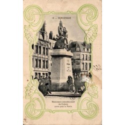 Carte postale ancienne Dunkerque monument commémoratif Enfants morts pour la Patrie Nord
