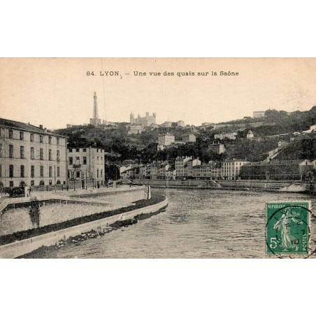 84 - LYON - Une Vue des Quais sur la Saône