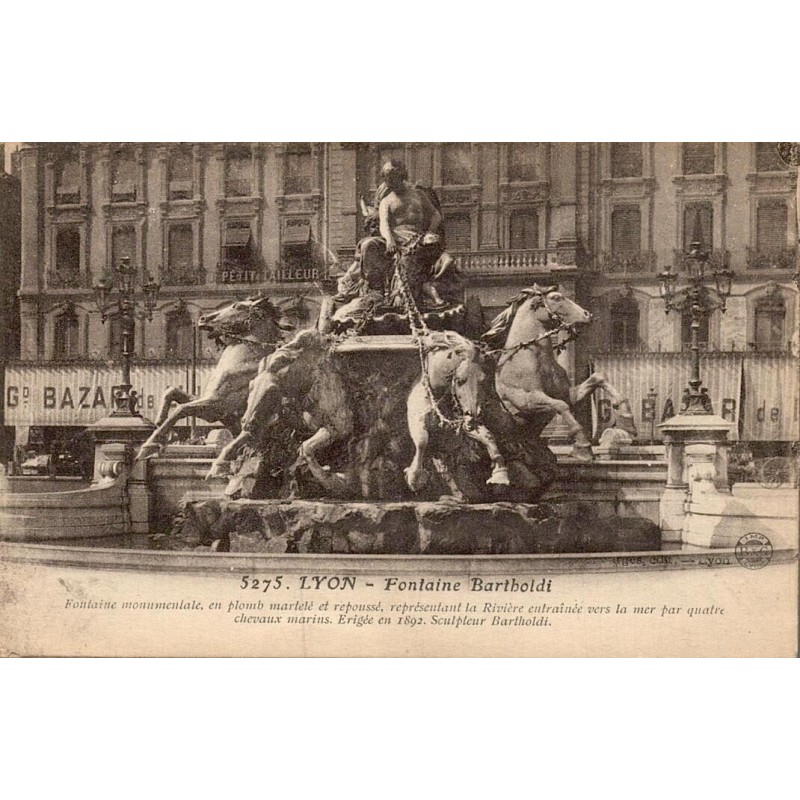 5275 - LYON - Fontaine Bartoldi