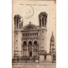 Carte postale ancienne Lyon Église de Fourvière façade principale CPA Rhône