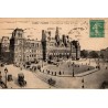Carte postale ancienne Paris Place de l’Hôtel de Ville CPA