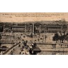 Carte postale ancienne Paris panorama Place de la Concorde vers le Sacré-Cœur de Montmartre CPA