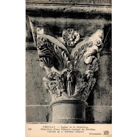 Carte postale ancienne Vézelay – Église de la Madeleine