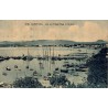 Carte postale ancienne Saint-Raphaël vue sur Fréjus-Plage et l’aviation CPA Var