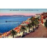 Carte postale ancienne Saint-Raphaël vue sur le Boulevard Félix Martin et la plage CPA Var