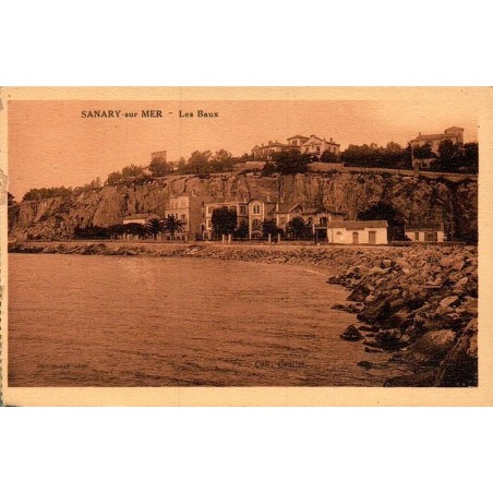 Carte postale ancienne Sanary-sur-Mer Les Baux CPA Var