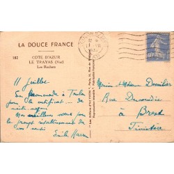 CPA Le Trayas Les Rochers La Douce France