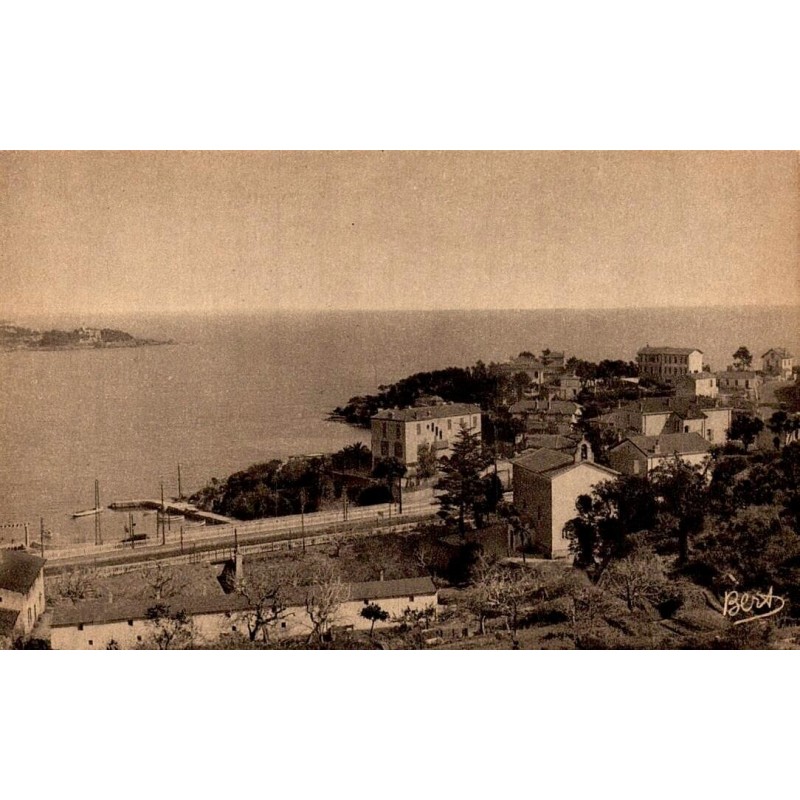 Carte postale ancienne Agay vue générale CPA Var