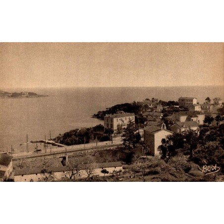 Carte postale ancienne Agay vue générale CPA Var
