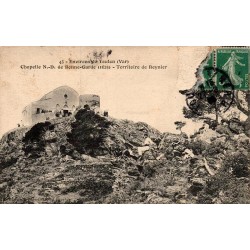 Carte postale ancienne environs de Toulon chapelle Notre-Dame de Bonne Garde Reynier