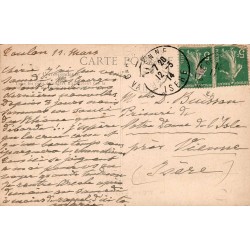 Carte postale ancienne Toulon Cap Brun Anse Méjean