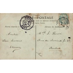 Carte postale ancienne Rouen Vue Générale Côte Sainte-Catherine
