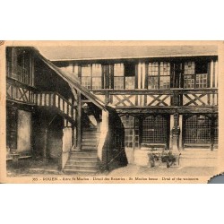 385 - ROUEN - Aitre Saint Maclou - Détail des boiseries - St Maclou house - Detal of the Wainscots