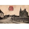 Carte postale ancienne Yvetot Rue de la Gare en Seine-Maritime