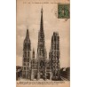 Carte postale ancienne Rouen cathédrale Notre-Dame vue d’ensemble