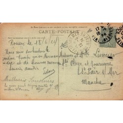 Carte postale ancienne Rouen Fontaine de la Grosse Horloge