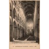 Carte postale ancienne Rouen intérieur de la cathédrale Notre-Dame édition ND