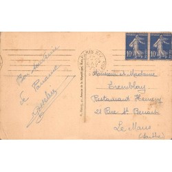 Carte postale ancienne Paris Escalier de l’Opéra