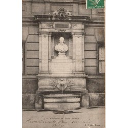 Carte postale ancienne Rouen monument de Louis Bouilhet