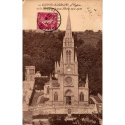 Carte postale ancienne Sainte-Adresse église et monument aux morts 1914-1918