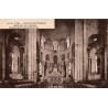 Carte postale ancienne Saint-Nectaire intérieur de l’église chapiteaux remarquables