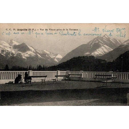 29 - ARGELES (H.P.) - Vue du Viscos prise de la Terrasse